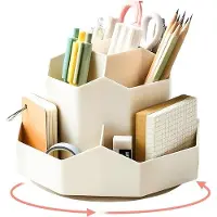 OEM Organizador giratorio para escritorio con 9 compartimentos y rotación de 360 grados