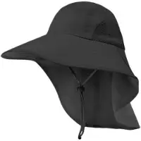 OEM Gorra de verano con protección solar, factor UPF 50+, transpirable, de 55 a 60 cm, ideal para la playa o la pesca