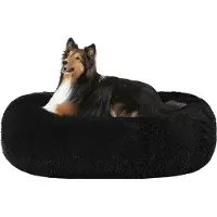OEM Cama ortopédica para perros, redonda, de aproximadamente 80 cm de diámetro, de color y lavable