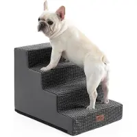 OEM Cama pequeña para perros con funda impermeable y espuma de alta densidad, de 45x60x45 cm, de 4 capas, ligera y resistente