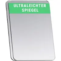 OEM Espejos de acrílico delgados, rectangulares, de 7x10 cm, paquete de 2 unidades, ideales para cosméticos
