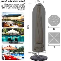 OEM Funda impermeable para sombrilla, color , 190x25x50 cm