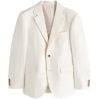 Next Chaqueta tipo saco para negocios 'N.Premium' ecru
