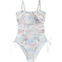 Next Bañador moldeador azul real / azul cielo / marrón / offwhite