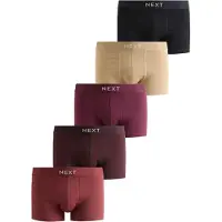 Next Calzoncillo boxer chamois / marrón / berenjena / rojo cereza / negro