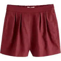 Next Pantalón de pinzas rojo oscuro