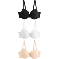 Next Sujetador beige / negro / blanco