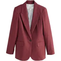 Next Blazer rojo oscuro