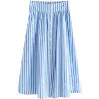 Next Falda azul cielo / blanco