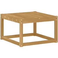 Syfax Mesa de exterior Madera de Acacia Sólida Blanqueado