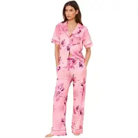Lipsy Pijama lila / rosa / rosa claro