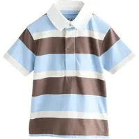 Next Camiseta azul claro / chocolate / blanco