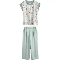 Ted Baker Pijama ecru / verde claro / lila / rojo
