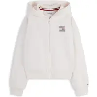 Tommy Hilfiger Sudadera con cremallera rojo / plata / blanco