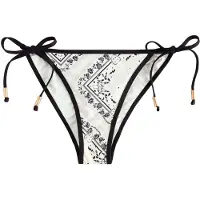 Rockett St George Braga de bikini negro / blanco