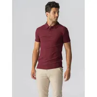 TeeShoppen Camisa ' Muscle Polo ' burdeos