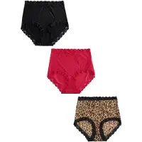 Next Panti capuchino / marrón claro / rojo / negro