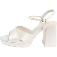 Friends Like These Sandalias con hebilla blanco perla