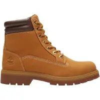 Timberland Auburn Falls 6 Inch Lace Up Waterproof Boot Wheat Nubuck Talla: 45.5 | Botas Outlet | Hombre | Marrón