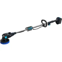 Gre Limpiador de piscinas inalámbrico Pool Twin-Brush TBC60, ideal para piscinas y terrazas, incluye una barra telescópica de 45 cm