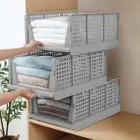 OEM Organizadores para armarios, juego de 4, cajas de plástico grises