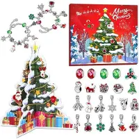 OEM Calendario de adviento para niñas, joyería, pulseras, 24 sorpresas