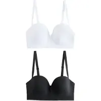 Next Sujetador negro / blanco