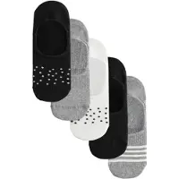 Next Calcetines invisibles 'Invisible' gris moteado / negro / blanco