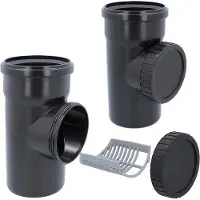 OEM Desagüe para agua de lluvia, DN 100, con protección contra hojas, color