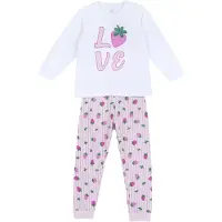 Chicco Pijama verde / rosa / blanco