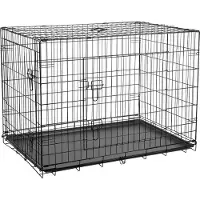 Rebel RA-1205 Jaula metálica para perros, plegable, talla XXXL 122 x 76 x 83 cm