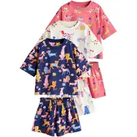 Next Pijama azul noche / azul claro / rosa / blanco