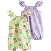 Next Pijama entero/body verde claro / lavanda / albaricique / rosa