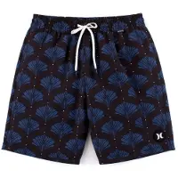 Hurley - Volley Icon Printing Press Arbore - Pantalones de baño size S, azul