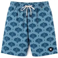 Hurley - Volley Icon Printing Press Arbore - Pantalones de baño size S, azul