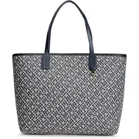 Tommy Hilfiger Shopper beige / navy / azul claro