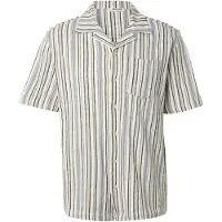 INDICODE JEANS Camisa 'Amari' ópalo / negro / blanco