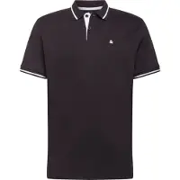 Jack & Jones Camiseta negro / blanco