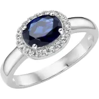 Smart Jewel Anillo navy / plata