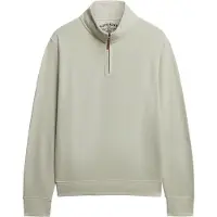 Superdry para hombre. M2014346A Sudadera con media cremallera Classic Essential beige (XXL), Casual, Algodón, outlet 2026.