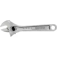 Gedore Llave ajustable de una boca, 6 pulgadas. Llave de gancho ajustable, modelo 60 CP 6