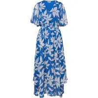s.Oliver Vestido azul real / blanco