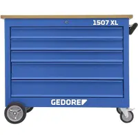 Gedore 1507 XL 01210: Banco de trabajo con rodillos y 4 cajones, número de artículo 3127869