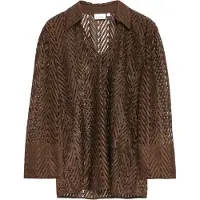 Comma Blouses Brown Talla: 42 | Manga Larga Outlet | Mujer | Marrón