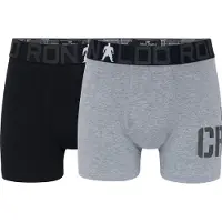 JBS - Cristiano Ronaldo Calzoncillo gris moteado / negro