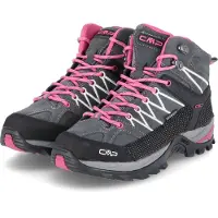 CMP Botas 'Rigel' gris basalto / rojo pastel / negro