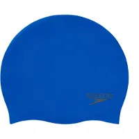 Speedo - Plain Moulded Silicone Cap - Gorro de baño azul