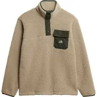 Superdry para hombre. M2014283A Polar Fuji Popper beige (L), Casual, Poliéster Reciclado, Sostenible, outlet 2026.