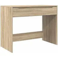 vidaXL Escritorio Sonoma Roble, 100 x 50 x 78 cm, Fabricado en material de madera