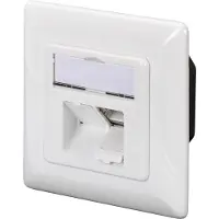 Digitus Caja de conexión , categoría 6A (profunda), 2 x RJ45, apantallada